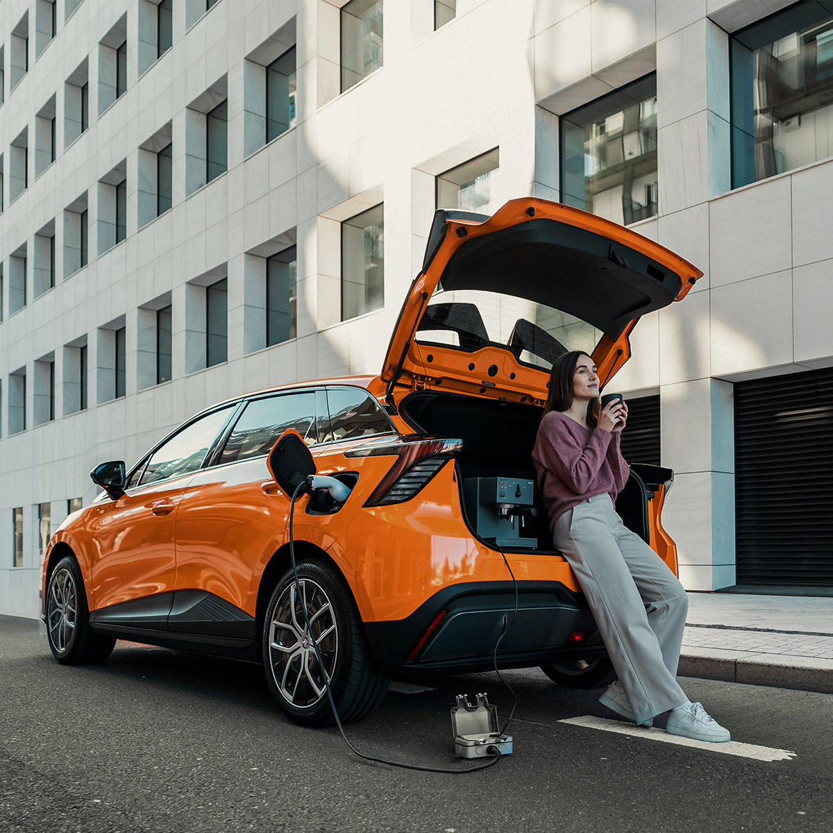 Nissan ARIYA grønn