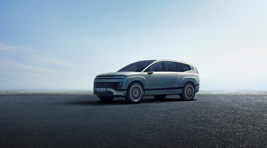 Hyundai IONIQ 9, fra siden foran